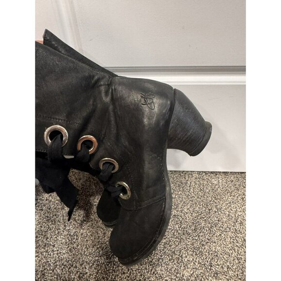 john fluevog east end gladstone mid calf lace up boots Size 7.5 - Picture 4 of 7